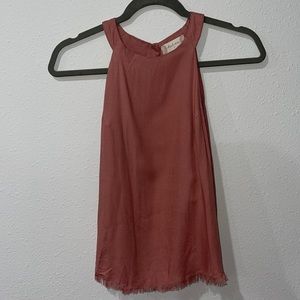 NWT: Blush Sleeveless Altar’d State Top w Fringe